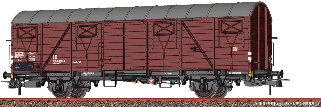 51294 H0 Gedeckter Güterwagen Gbrs-v245, DB, Ep. IV
