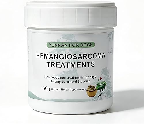 Polvo natural de Yunnan Sanqi para hemangiosarcoma, hemoabdomen, efusión pericárdica, sangrado por cáncer, hematomas severos, sangrado relacionado