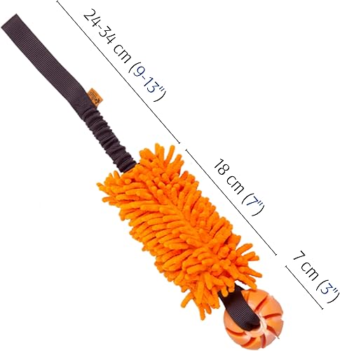 Miniatura 4 de Dingo - Juguete de tira y afloja para perros para jugar al aire libre y agilidad de transición, juguete interactivo con amortiguador elástico y bola