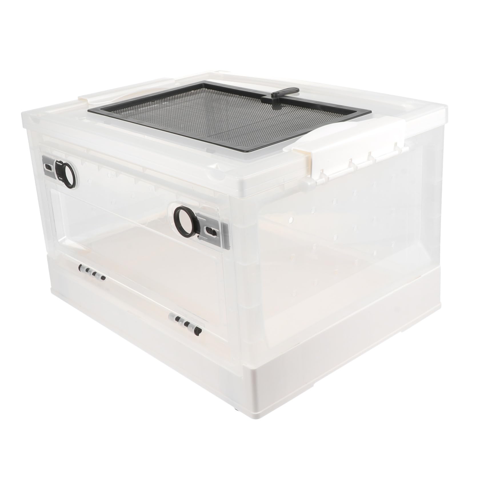 Boîte d'élevage cage hamster et chinchilla pliable blanc