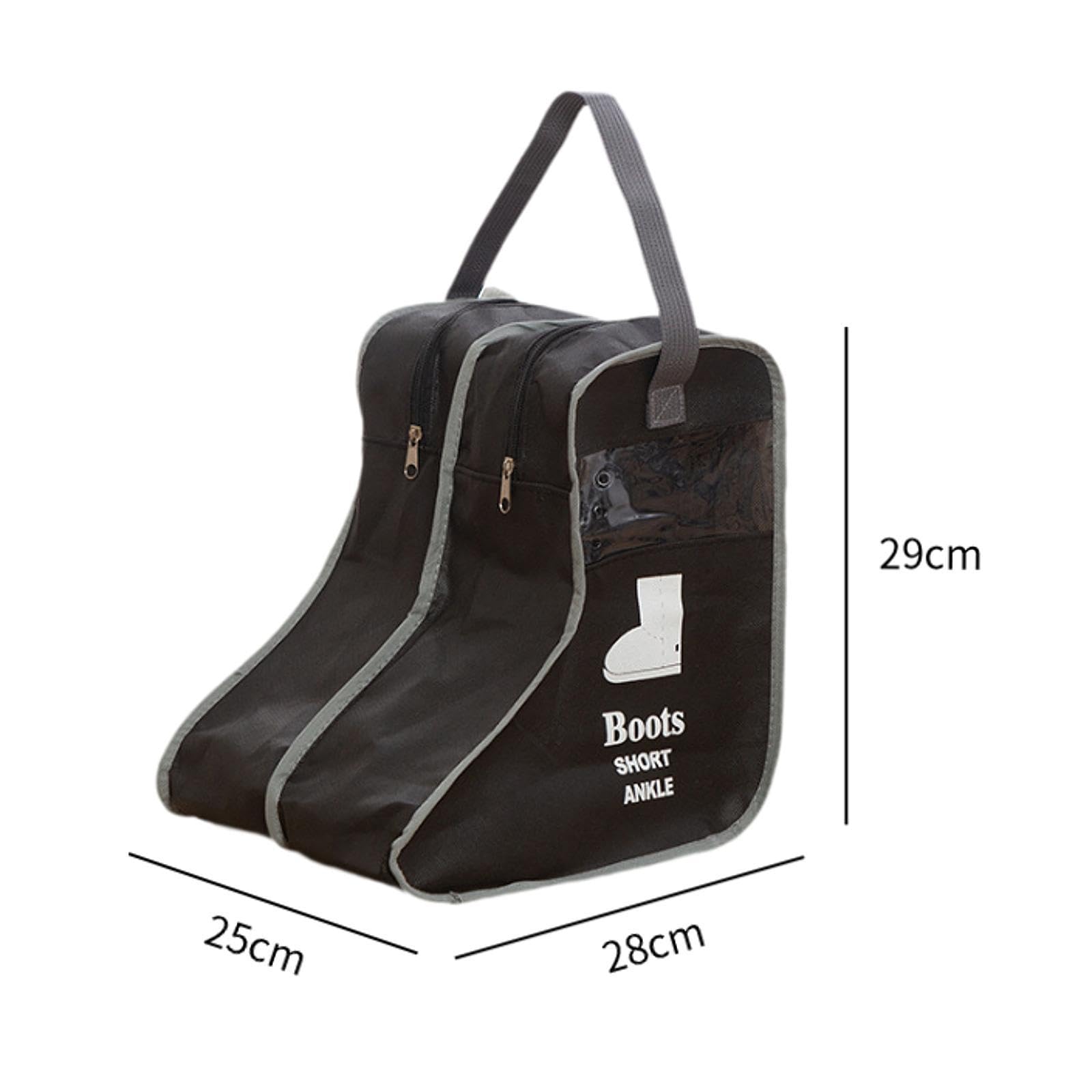 3 Bolsas de Almacenamiento para Botas, Portátiles, a Prueba de Polvo, Organizador de Zapatos con Cremallera, Protección de Tela No Tejida, Adecuadas P