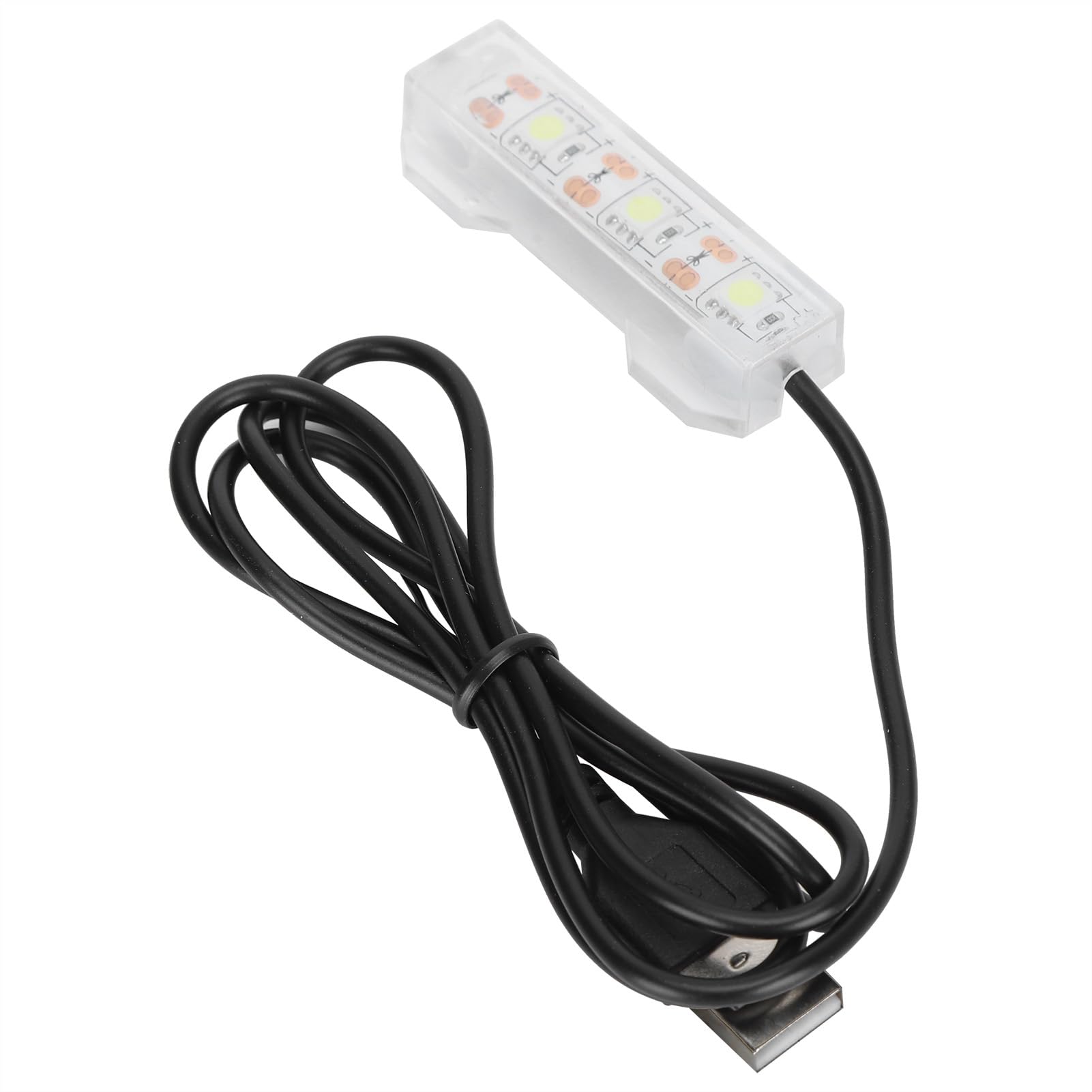Mini Aquarium LED Beleuchtung Licht, Aquarium Leuchte Hohe Beleuchtungsintensität Aquarienbeleuchtun Aquarium Lampe Aquarienleucht Unterwasser LED-Lichtbalken für Fische Tank Fisch Pflanze 6x2cm