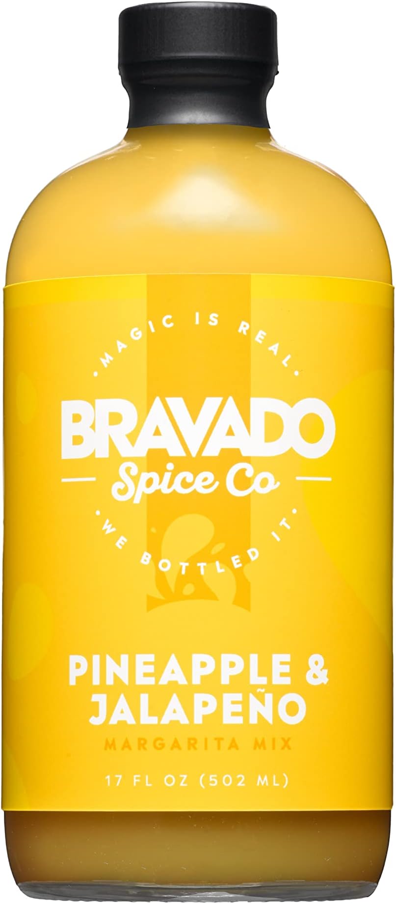 Pineapple & Jalapeno Margarita Mix By Bravado Spice Gluten Free, Vegan, Low Carb, Paleo Margarita Mix All Natural 37oz Bottle Award Winning Gourmet Margarita MiX…