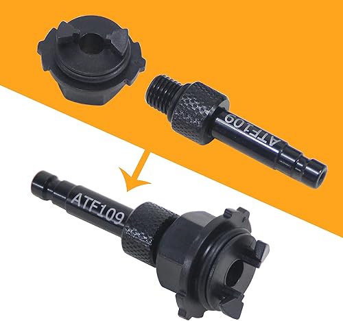 Miniatura 5 de Juego de herramientas de adaptador de llenado de aceite de transmisión de 4 piezas para Mercedes Benz 9G Tronic Juego de drenaje de aceite de