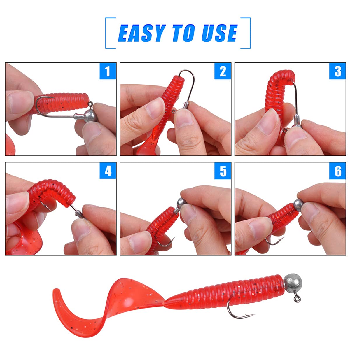 Jigköpfe Angelhaken Set Mit Round Kopf | 1g-28g Gewichte | Für Raubfisch Angeln Auf Bass & Forelle