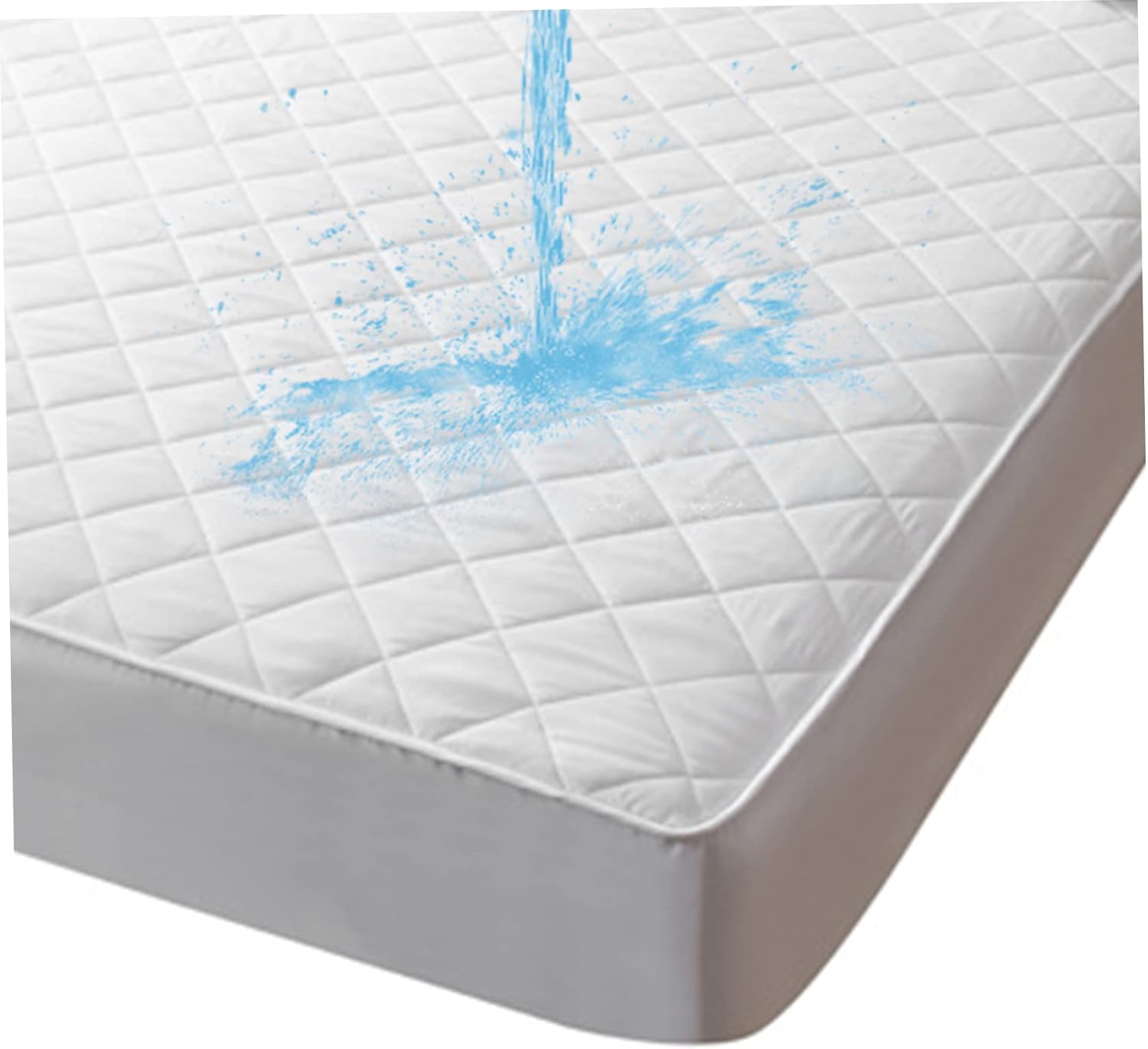 Twin Mattress, Mattress Topper Double Bed 140x200+35cm Waterproof Mattress Cover Elastic Mattress Protector for Bedding