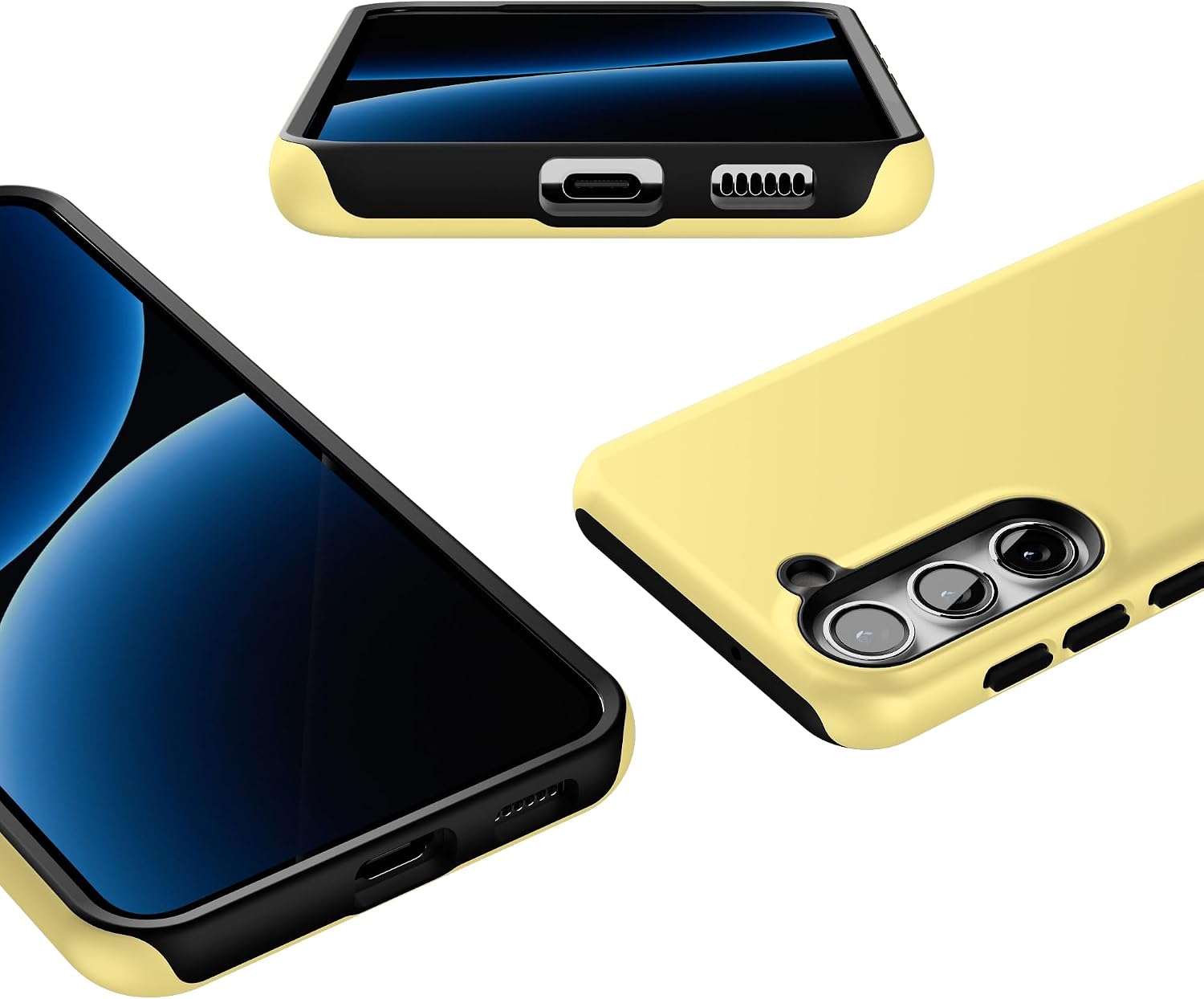 Casely Galaxy S23 Case | Butter Me Up | Butter Yellow | Essential Slim Dual-Layer Protective Design