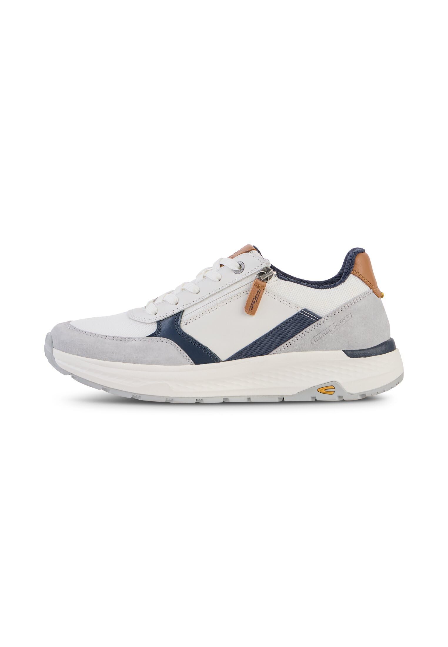 camel active Men 58cla02-207500 Sneaker, White, 8 UK
