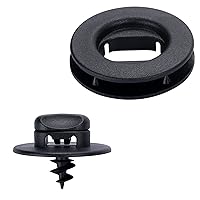 Vista 1 de OAUTOO Juego de 8 clips de retención para alfombrillas compatibles con Volkswagen 3D0864851B41 + 3D0061795B41 para Beetle Eos GTI Jetta Passat