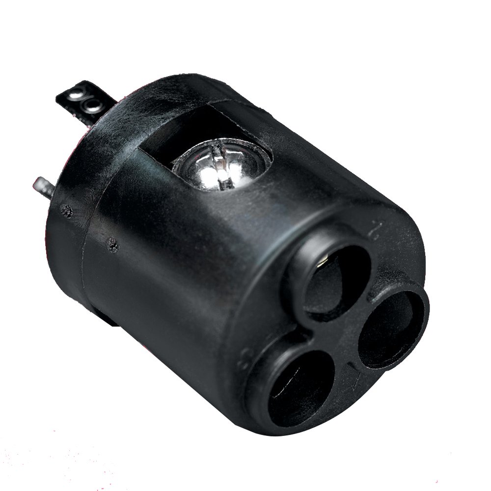 Marinco 12VBRAD ConnectPro 12-Volt Charging and Trolling 6-Guage Wire Receptacle Adapter for Trolling Motors