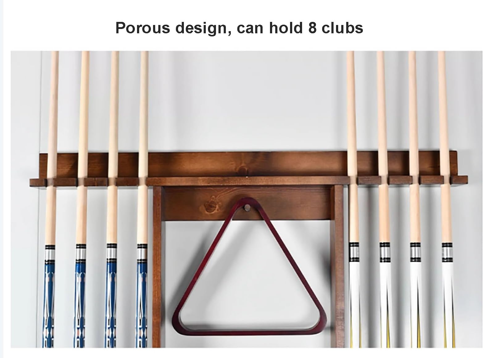 Supporto Per Stecca Da Biliardo In Legno Da Parete Con Clip - Foto 13