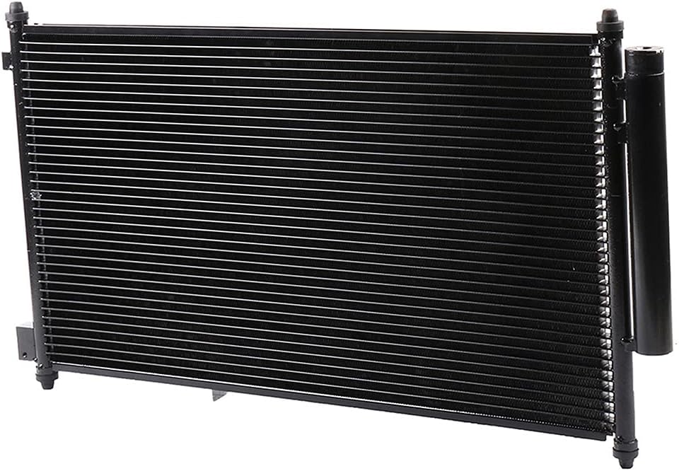 ASAPE 2680 Radiator and 3295 Condenser Engine Replace Kit Fit for Acura TSX 2004-2008 (Aluminum) - Set of 2