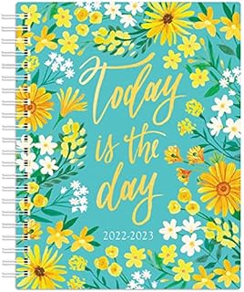 Bonnie Marcus | 2023 6 x 7.75 Inch 18 Months Weekly Desk Planner | Foil Stamped Cover | July 2022 - December 2023 | Plato | Fashion Designer Stationery