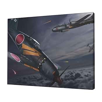 日本画⑥ 絵画　戦闘機　B29　風景画　アンティーク　油絵　インテリア 日本画⑥ 絵画 戦闘機 B29 風景画 アンティーク 油絵 インテリア