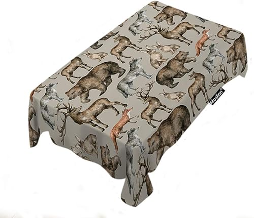 Miniatura 7 de Moslion Patrones tribales estilo vintage geométrico indio estilo nativo, patrón del suroeste rectangular, mantel de picnic mantel de poliéster para