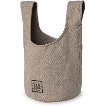 Rosendahl RA Bread Basket, Dark Grey, 7.9" H x 7.9" D, Gift Box Included