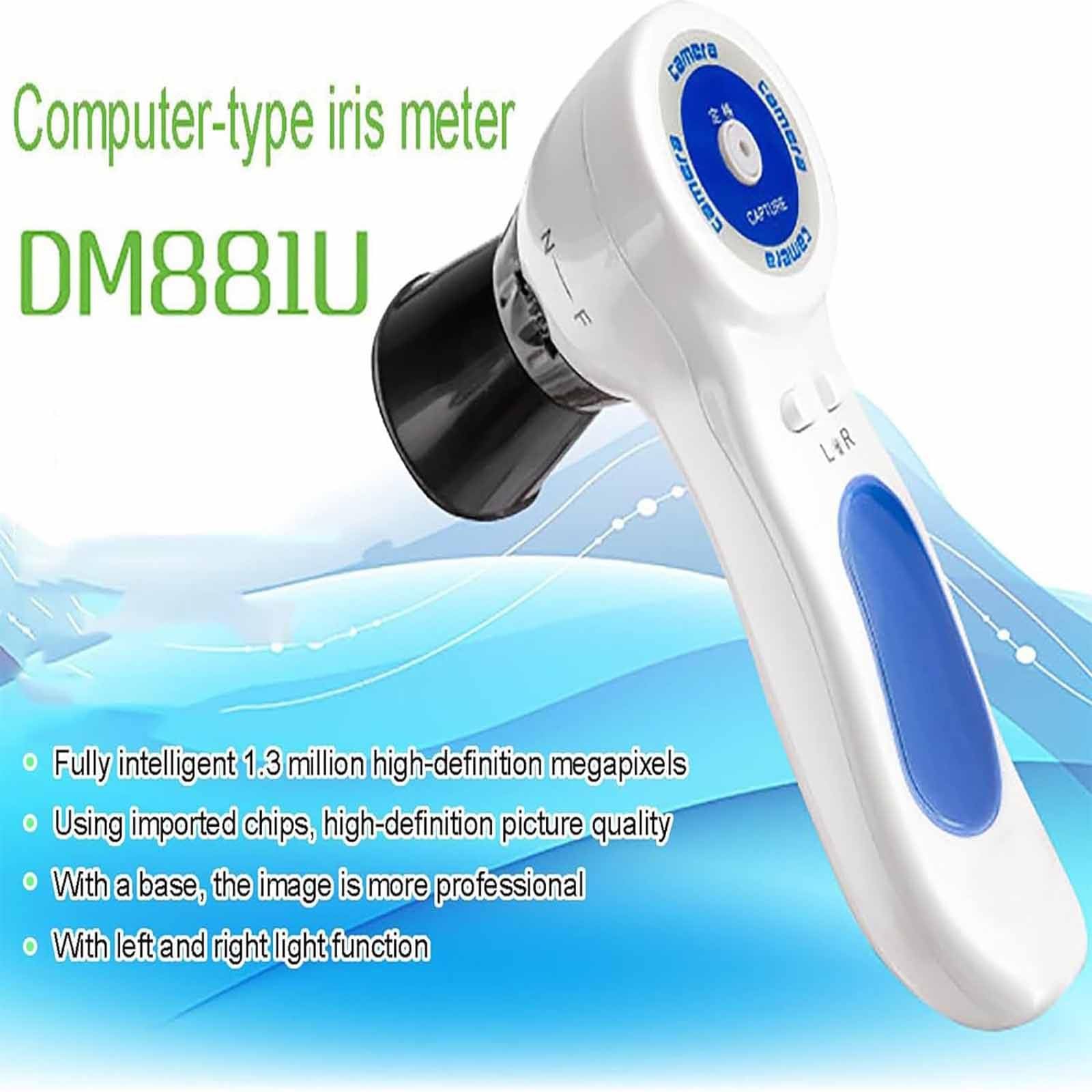 Fotocamera Per Iridologia 5.0 MP USB - Analizzatore Iride Computer, Lente 30X, Software Included - Foto 8