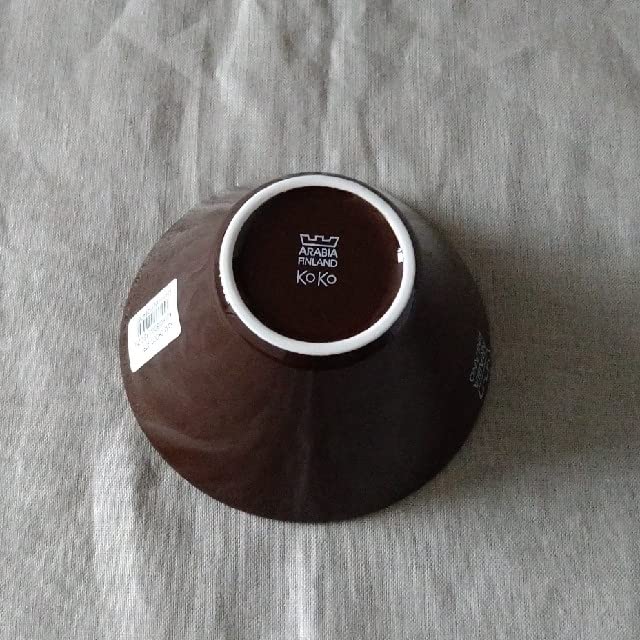 Amazon.co.jp: ARABIA アラビア koko ココ ボウル250ml 2個 ブラウン