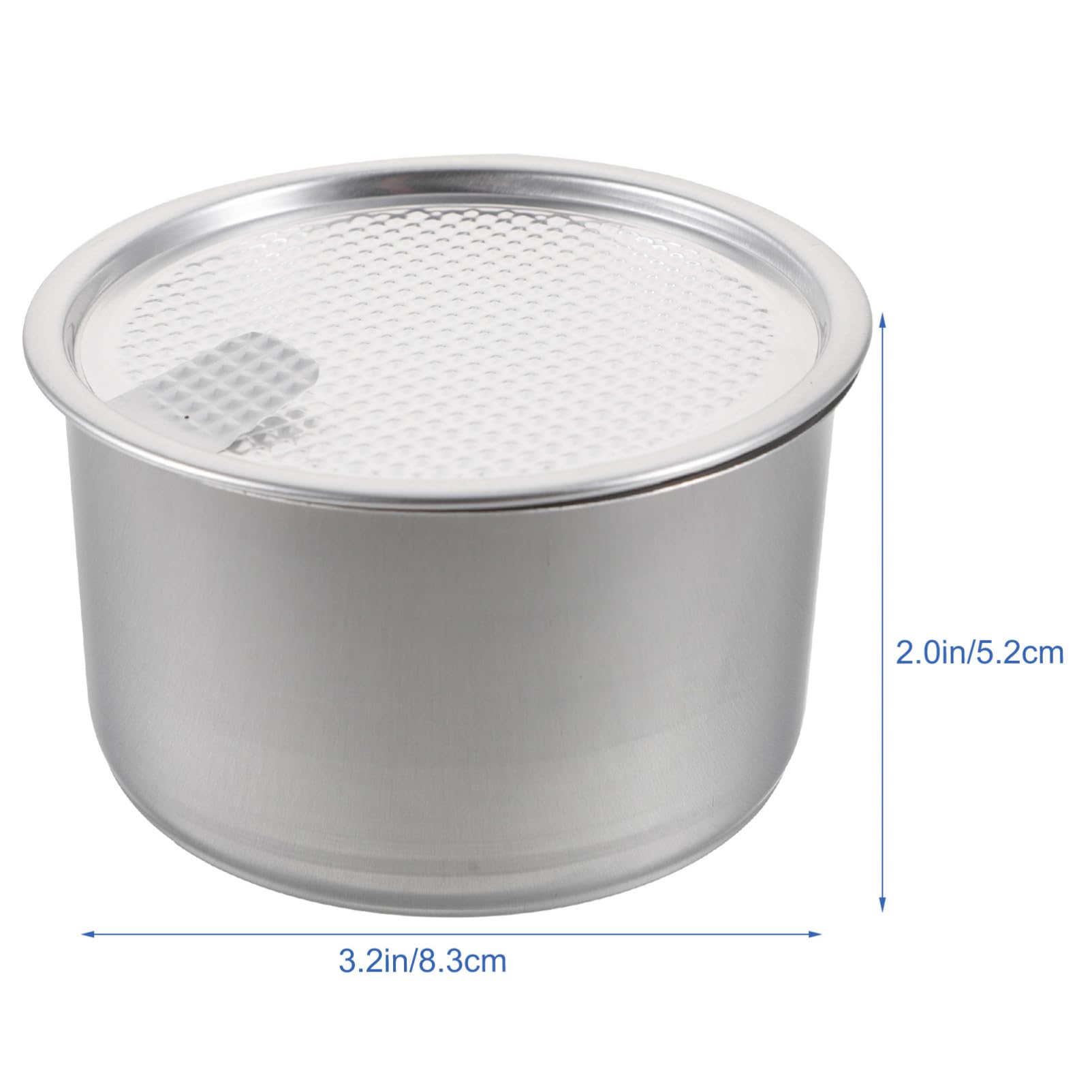 GRIRIW 4Pcs Aluminum Storage Cans with Lids Durable Metal Containers for Pet Food Cookies and Crafts Airtight Seal Design for Organizing Items
