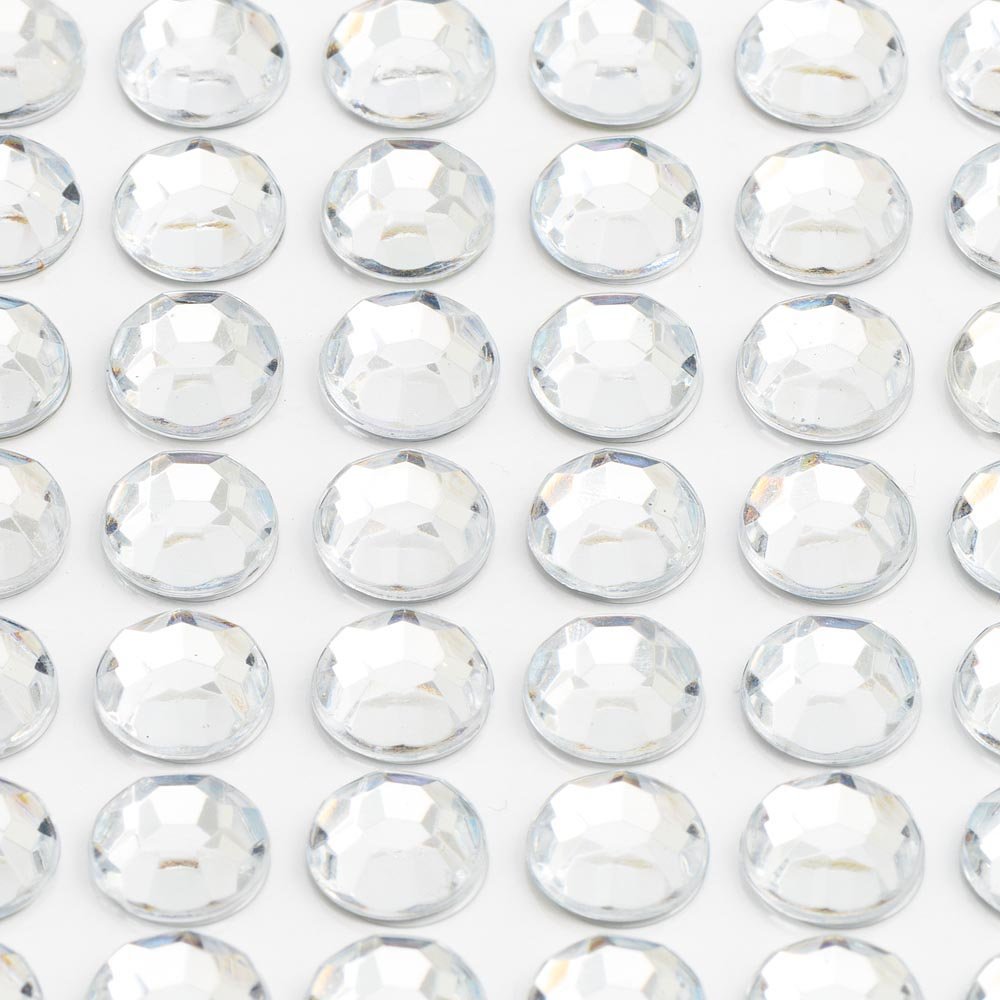 Italian Options Clear - 2Mm Diamante Rhinestone Gem Crystal Stickers (176 Pcs)