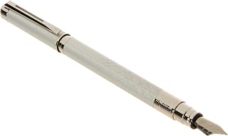 Caneta Tinteiro Waterman Perspective Deco Prata Ct S0831240, Waterman, S0831240, N/A