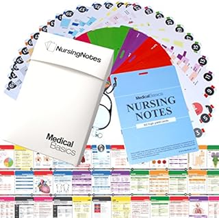 Nursing Notes 60 High Yield Pocket Nursing Reference Cards, Durable Plastic (3.5