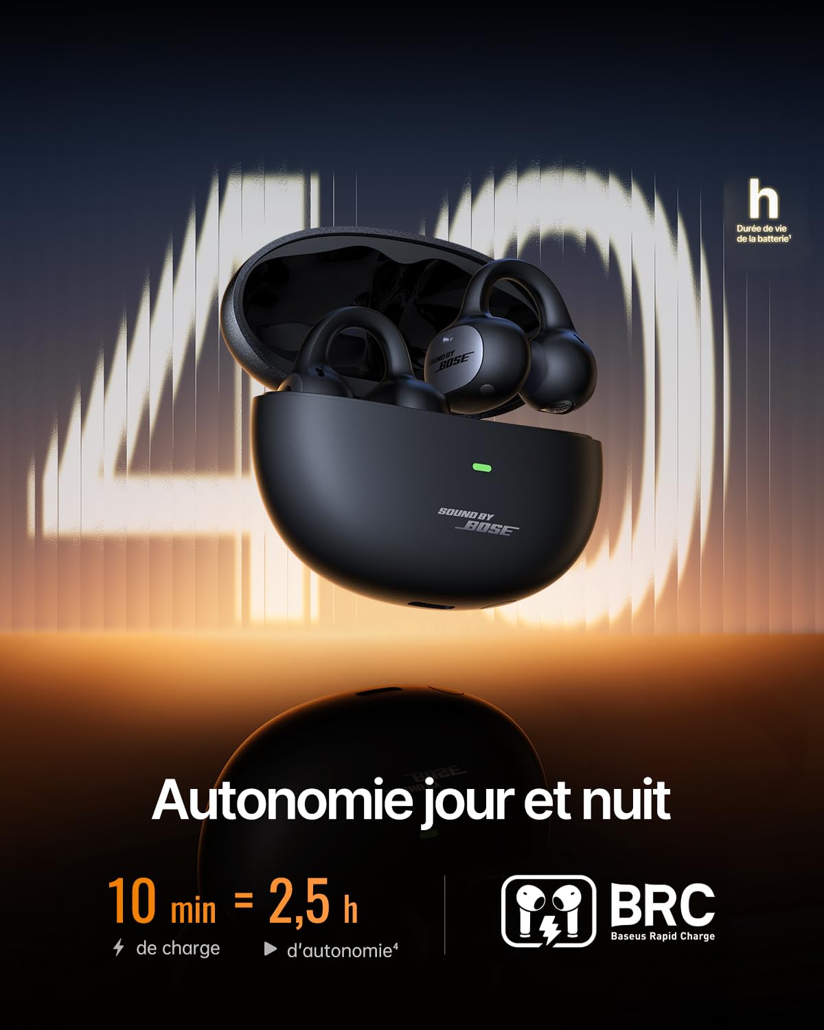 Baseus Inspire XC1 Casque Open-Ear, Sound by Bose