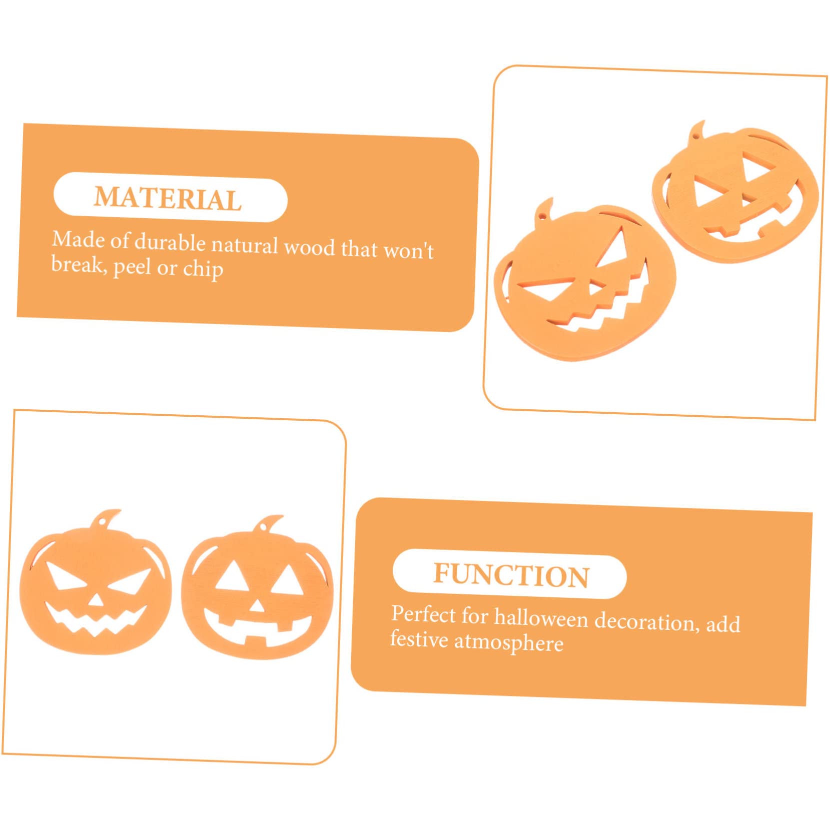 NUOBESTY 40pezzi Decorazioni Halloween Zucche Per Accessori Per Per Camera Dei e Decorazioni Festive