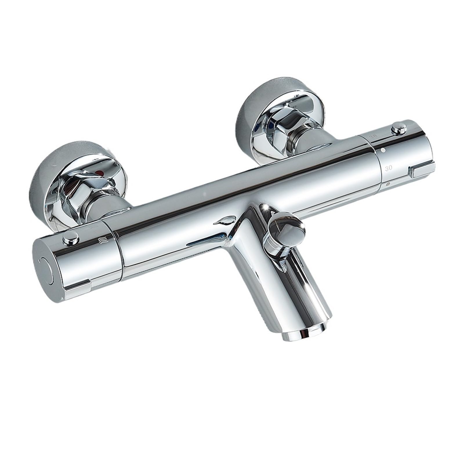 Thermostatic Shower Mixer Thermostatic Shower Faucets Set Bathroom Mixer Tap Mixing Valve Bathtub Faucet(Chrome)
