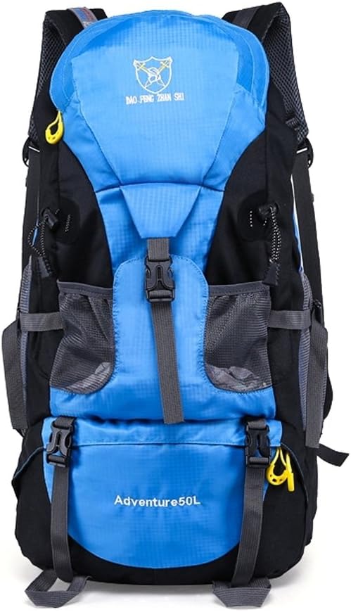 50L Hiking Water Repellent Backpac Climbing Camping Mountaineering Bag