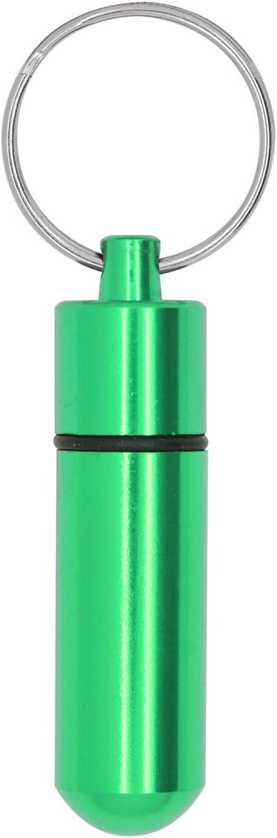 Grenhaven Waterproof Address Holder Tube Pod for Large Dog Breeds - Storage Tin - Very Light – Green XS