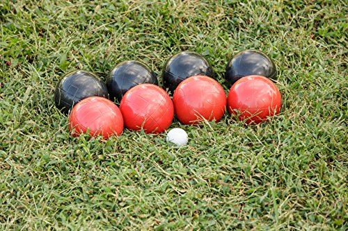 Triumph 100Mm Classic Bocce Ball Set - Includes 8 Bocce Balls, Jack And Carry Case #TOP1