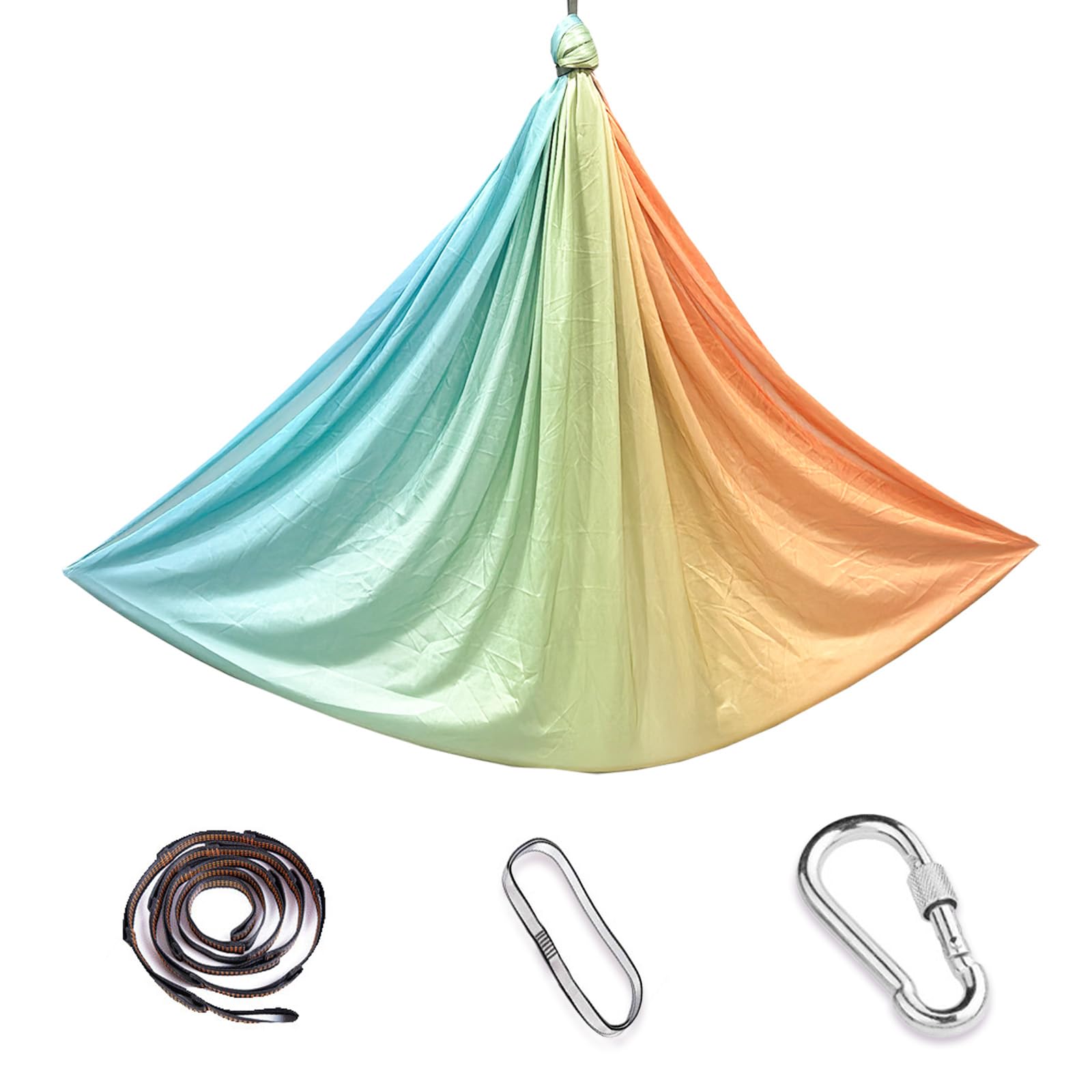 Hängematte Aerial Yoga Set, Bis 200kg belastbar,Klein,Farbe,150x280CM