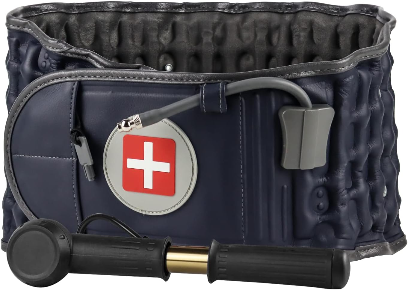 Back Pain Belt Inflatable Lumbar Support for Lower Back Pain Relief Decompression Belt Spinal Traction Device, One Size Fits 29-49 Waist