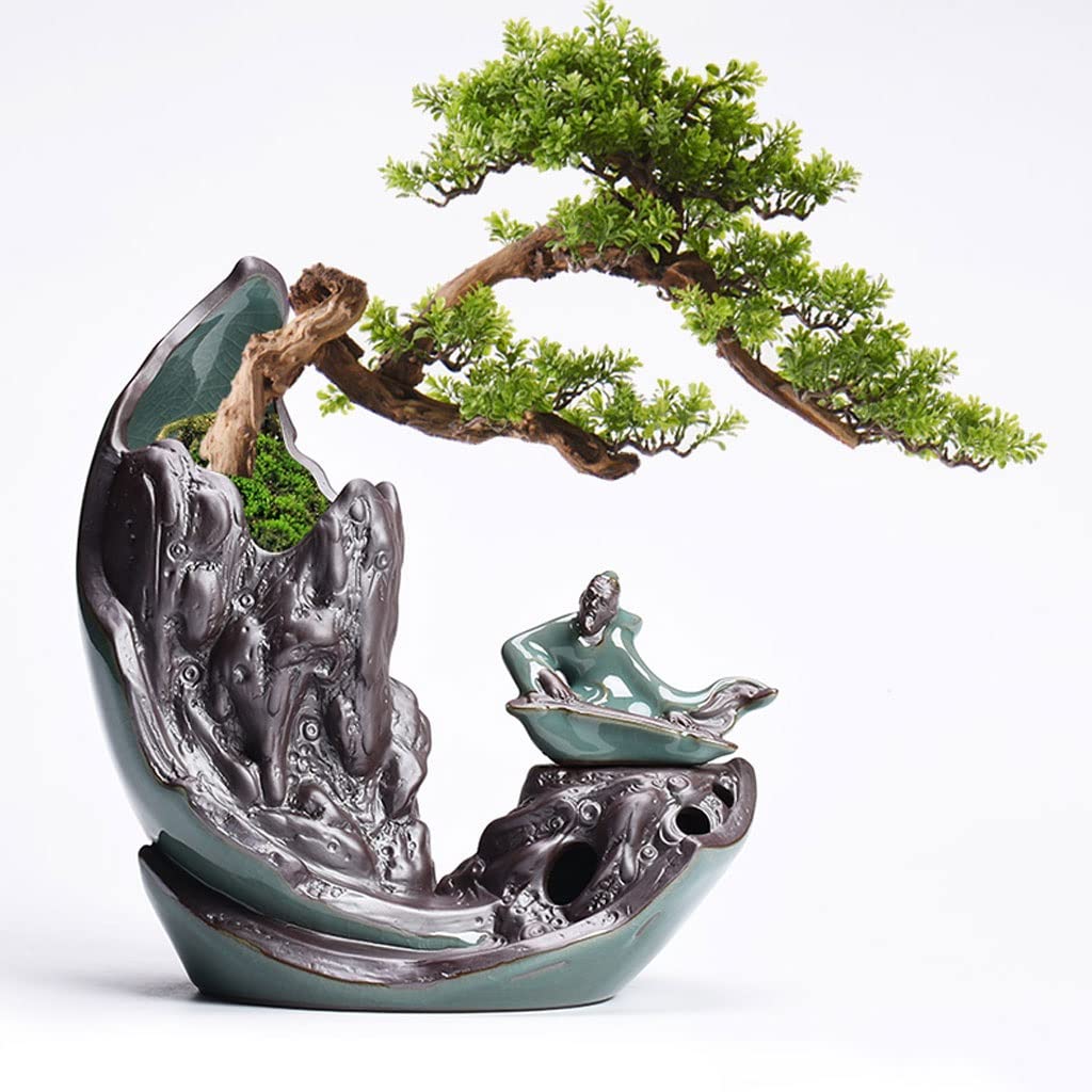 Doniczki ceramiczne Doniczki do kwiatów Aranżacja krajobrazu Kreatywne doniczki do bonsai Zen Home Dekoracje kwiatowe Dekoracje wnętrz Doniczki do kwiatów Doniczki d,B-M