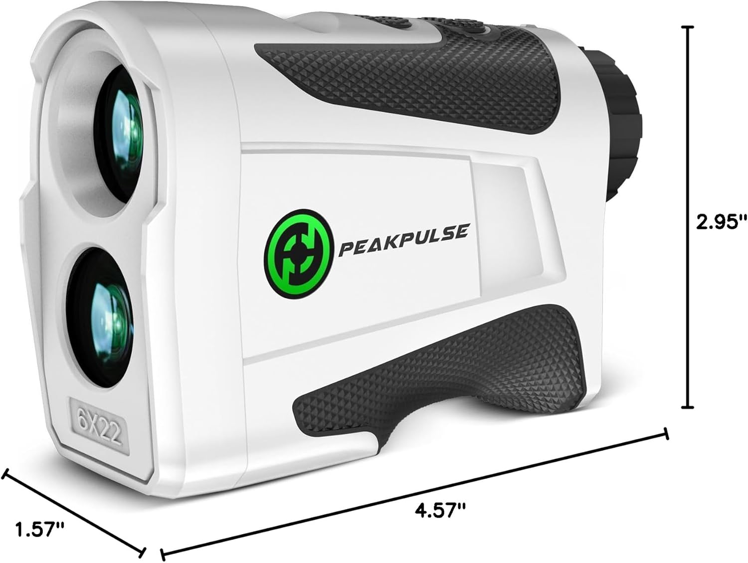 PEAKPULSE 1200 1700 Yds Golf Rangefinder Easy to Clean Slope Magnet Rechargeable 6X Magnification Distance Range Finders Flag Pin Locked Vibration Golfer Gifts Accessories