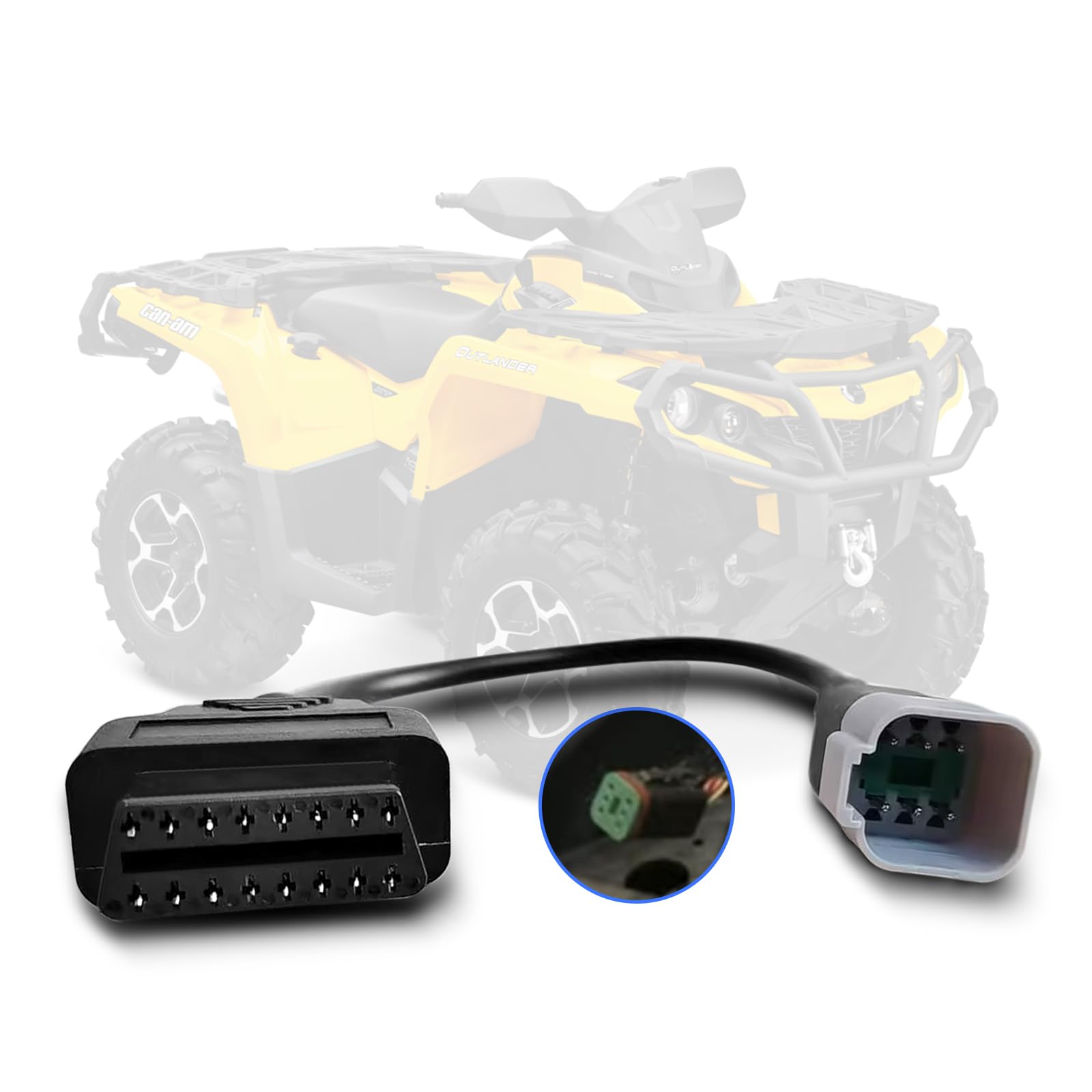 Amazon.com: VZG OBD2 Adapter for BRP 6pin to 16pin Motorcycle