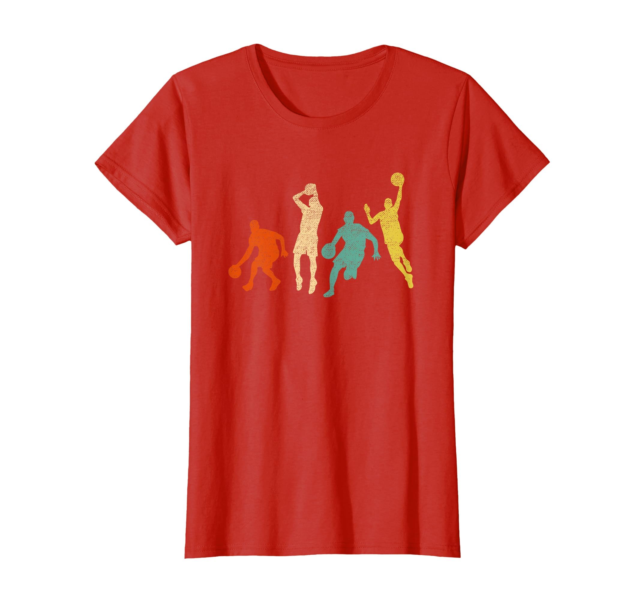 Vintage Basketball Ball Graphic Design Basketball Fan Player T-Shirt