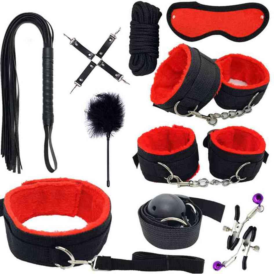 Sexy Ties Restraints for Couples Rope to Tie for Ankles and Wrists Thigh Cuffs Set Arm and Leg Sex Resistance Bands Women Straps Adult Play Sex Handcuff Hand Cuff Bracelets for Women Toys Sweatshirt
