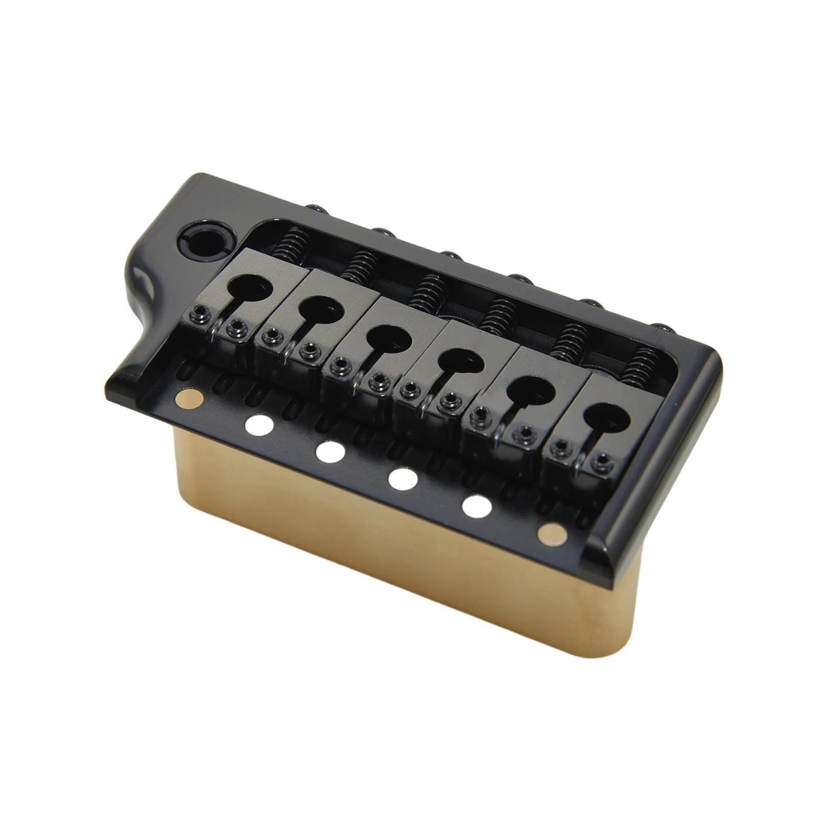 Puente Trémolo Para Guitarra De Latón De 52.5 Mm Asegurado Con 6 Tornillos | Puente de guitarra(Bk A Set)