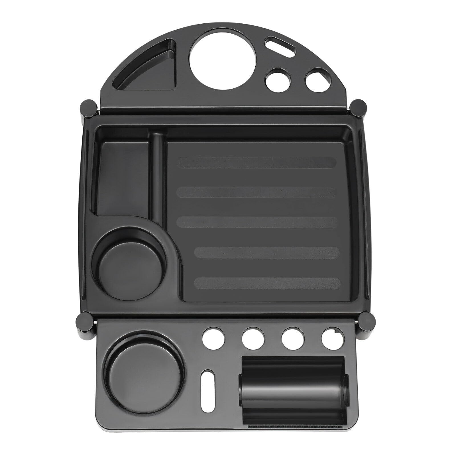 Carrello per Parrucchiere TRIEBAN Pieghevole con 5 cassetti per Parrucchieri, saloni di Bellezza (Nero)