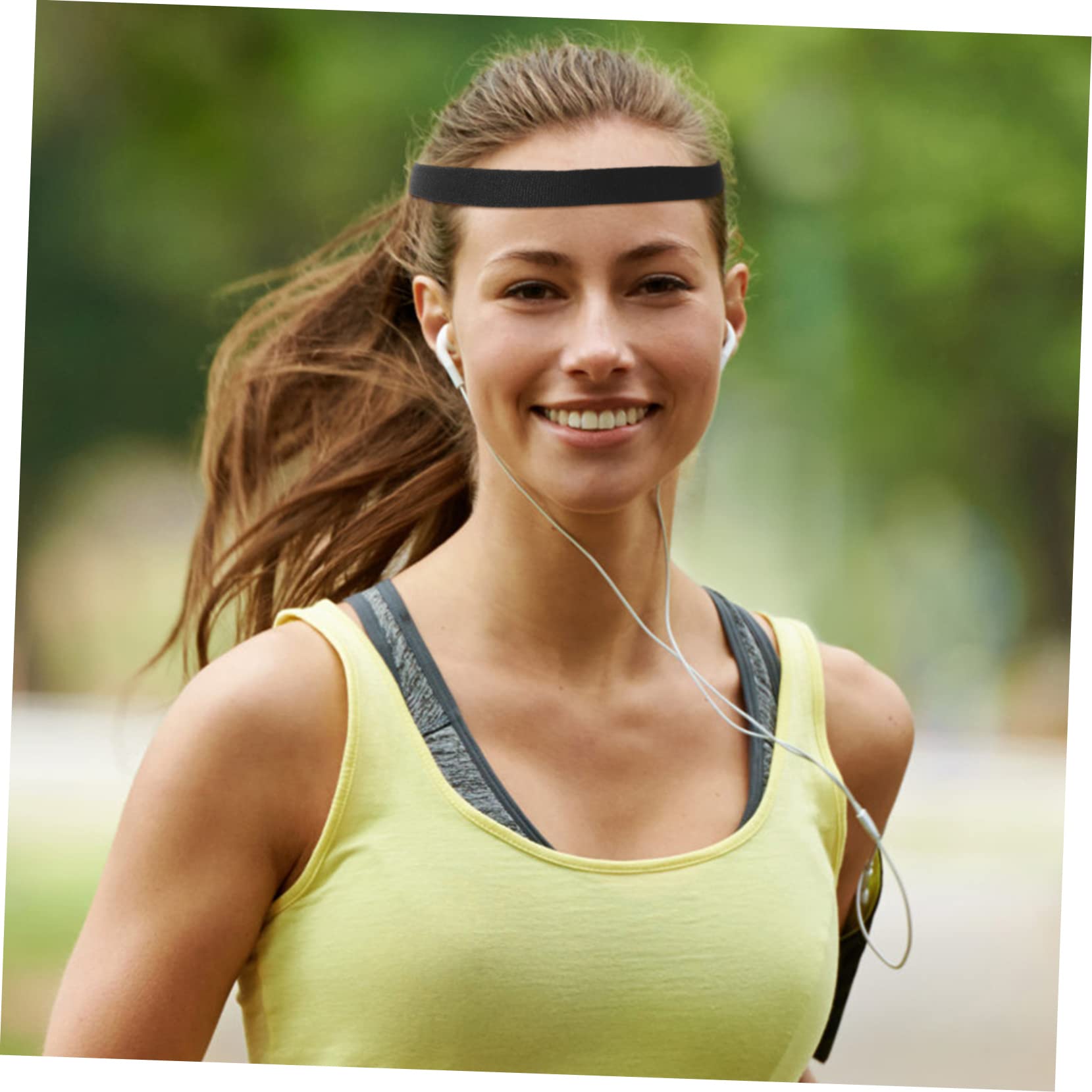 BESPORTBLE 5 Set Di Fasce Elastiche Bianche Per Uomo Fasce Per Sportive Fasce Decorative Per Il Fitness 2 Pezzi * 5