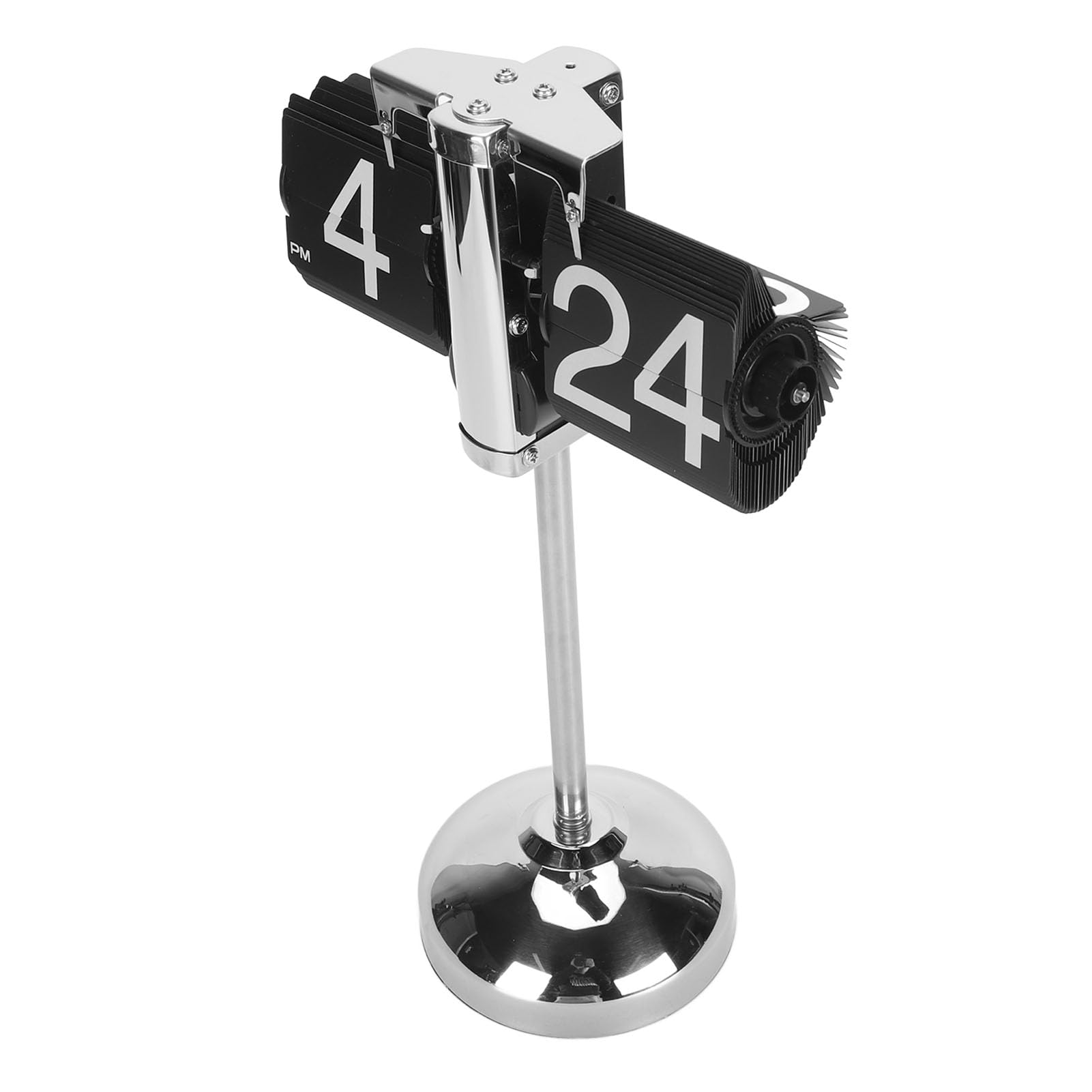 Reloj Digital con Tapa, Barra de Tracción Extensible de Acero Inoxidable, Movimiento de Marcha Atrás Digital Automático, Barra Telescópica de Acero Inoxidable (Black)