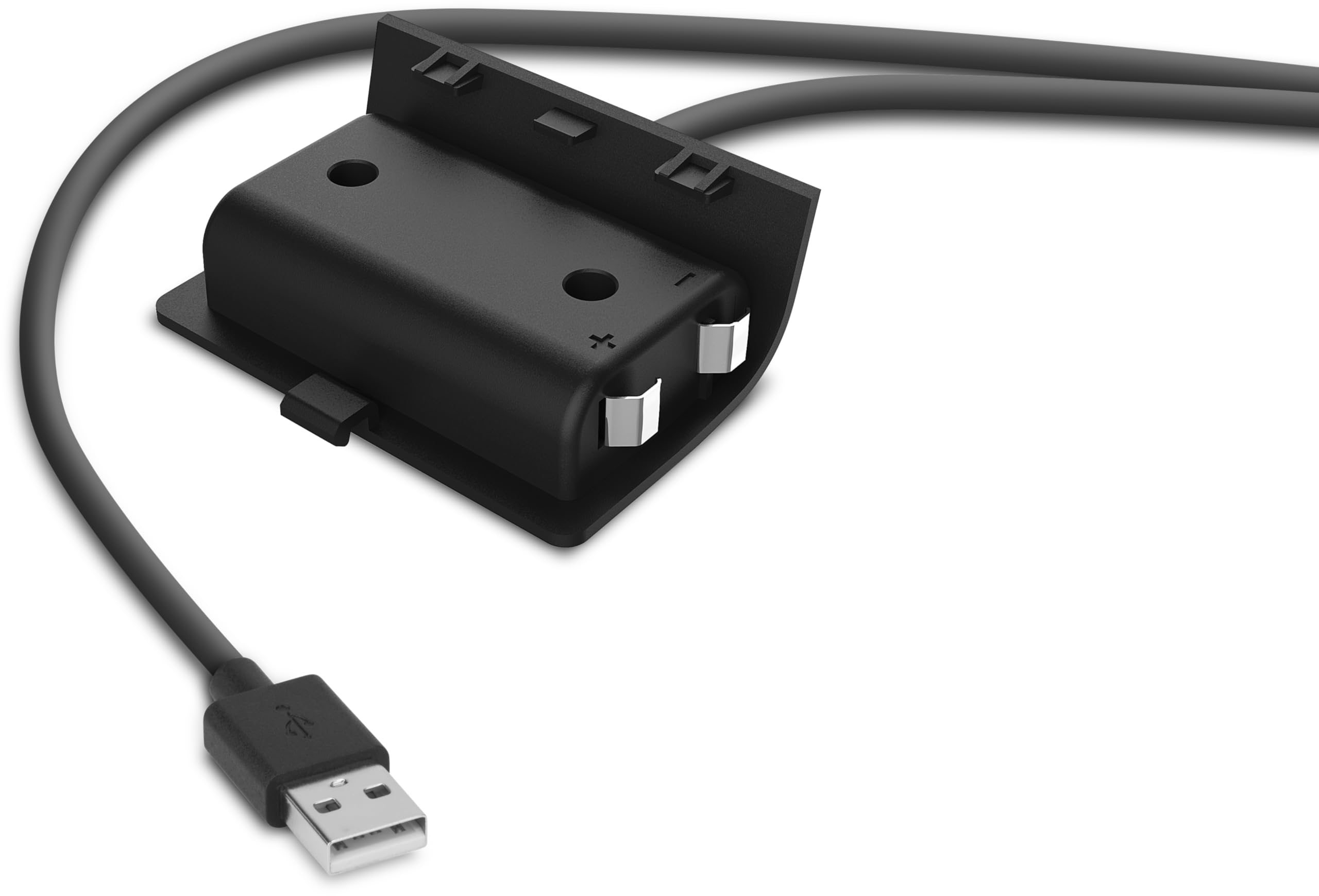 Speedlink PULSE X Play & Charge Kit - Xbox Controller Akku mit Befestigung für Xbox Series X/S Controller, 1000mAh für zusätzliche 8 Stunden Spielzeit, 3 Meter Kabel, schwarz