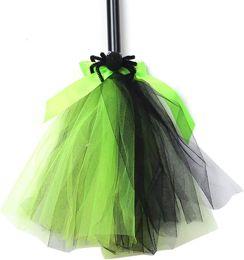 KLOP256 Kids Witch Broom, Halloween Witch Broomstick, Halloween Cosplay