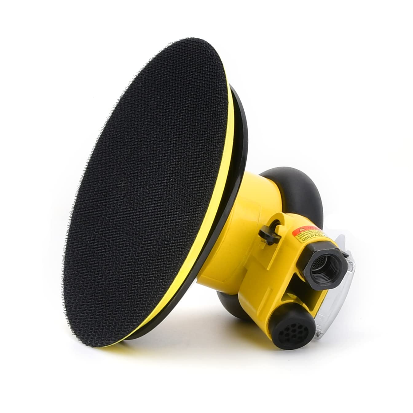Nueva mejora Pulidora excéntrica Pulidora Aire comprimido 150 mm, Velocidad de ralentí: 12000 RPM, amoladora multifuncional pequeña y potente (150mm)