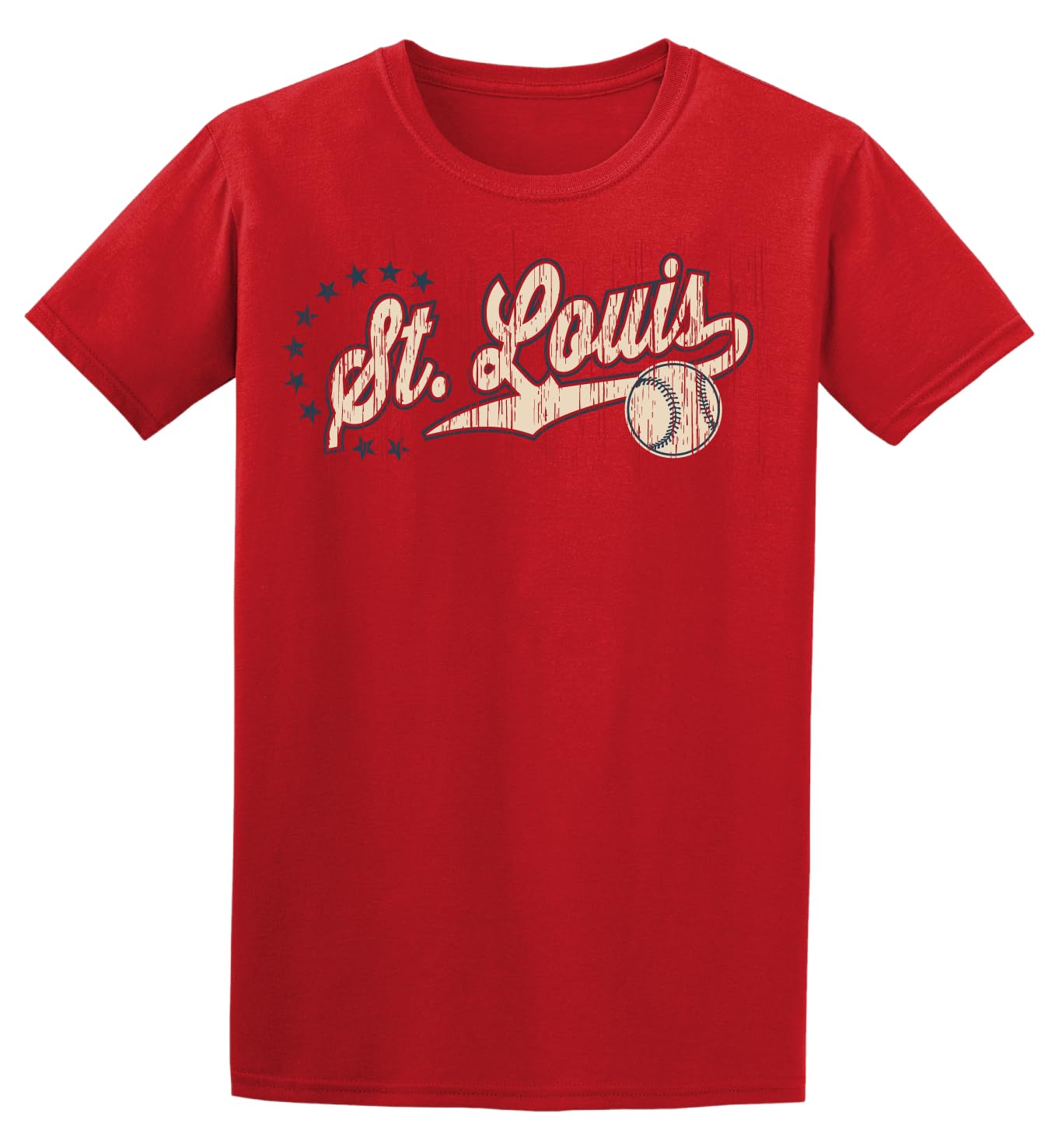 J2 Sport Men's & Women's Short Sleeve Baseball Shirt, St. Louis Baseball, XL โ image 1