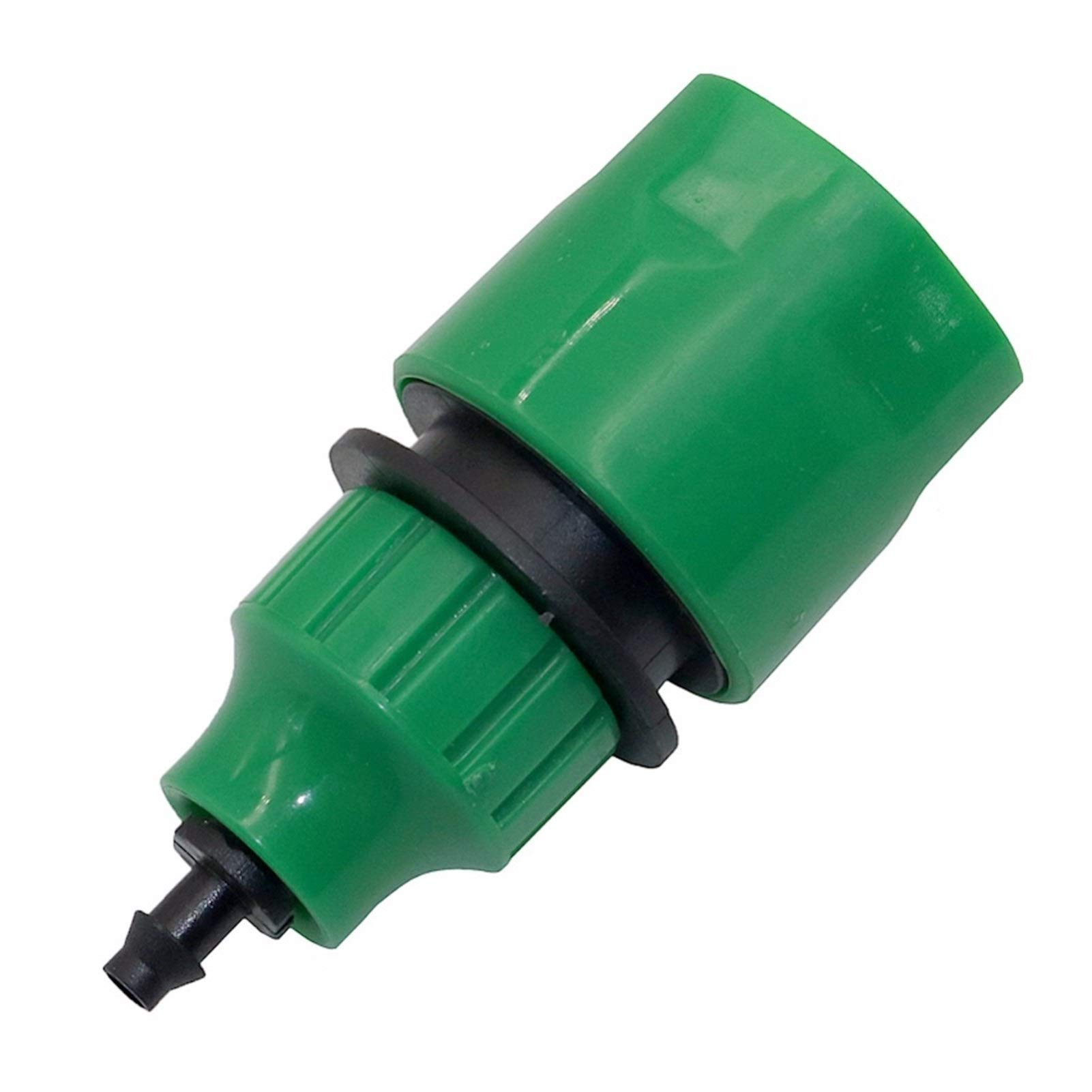 Herramientas de sistema de riego de jardinería 50 piezas de 1/2' Asamblea Conector manguera de jardín de anclaje rápido con 1/4' Conector de púas Jardín de riego de riego por goteo de riego