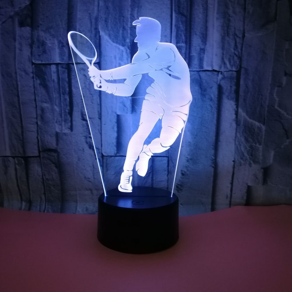 YTDZLTD Lampe 16 Couleurs Changeantes LED Illusion Optique 3 Chat Nuit Telecommande Et Smart Touch Dimmable 4 Modes D Eclairage