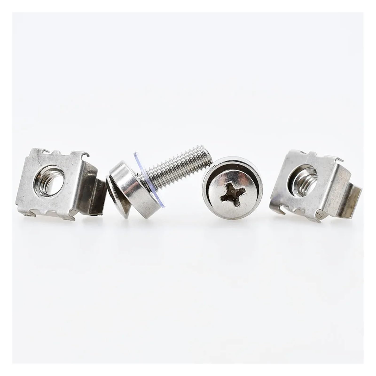 Kit surtido de arandelas y tornillos con tuerca enjaulada for bastidor M5 M6
